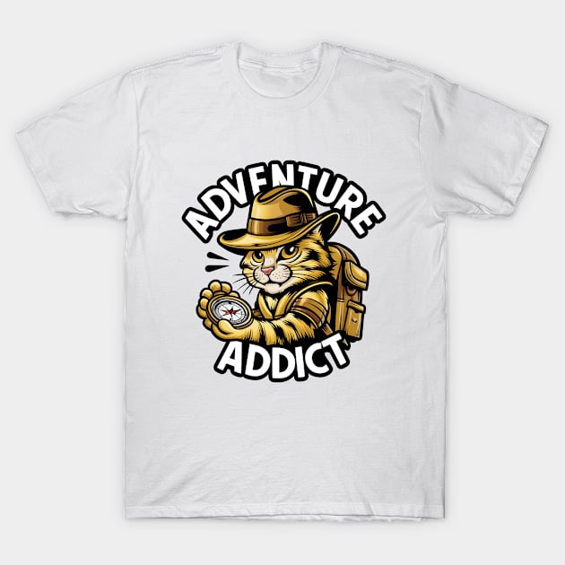 Adventure Addict T-Shirt by Starart Designs